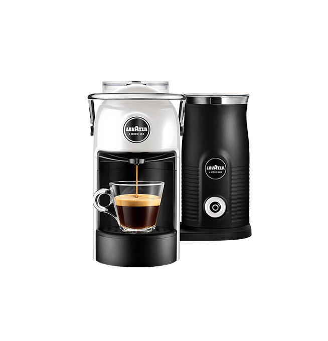 LAVAZZA A MODO MIO JOLIE  COFFEE PREPARATION WITH A SINGLE BUTTON 