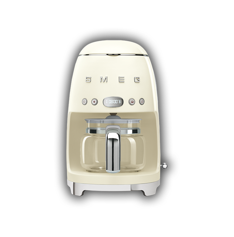 Smeg Retro Drip Filter Coffee Machine Cream