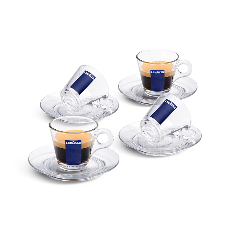 Trasparenza Collection Espresso Cup Set Lavazza