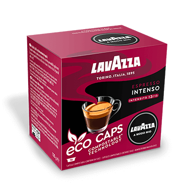 A Modo Mio Intenso Espresso Coffee Capsules Lavazza