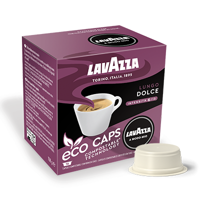 A Modo Mio Lungo Dolce Espresso Coffee Capsules Lavazza