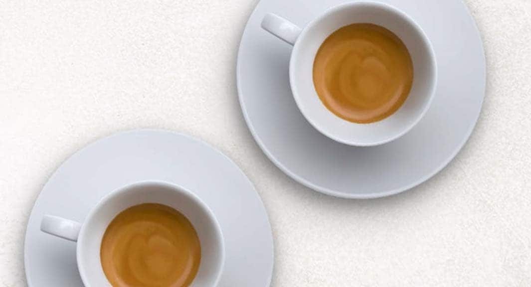 cups with espresso