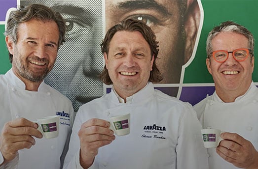 Ernst Knam and Lavazza